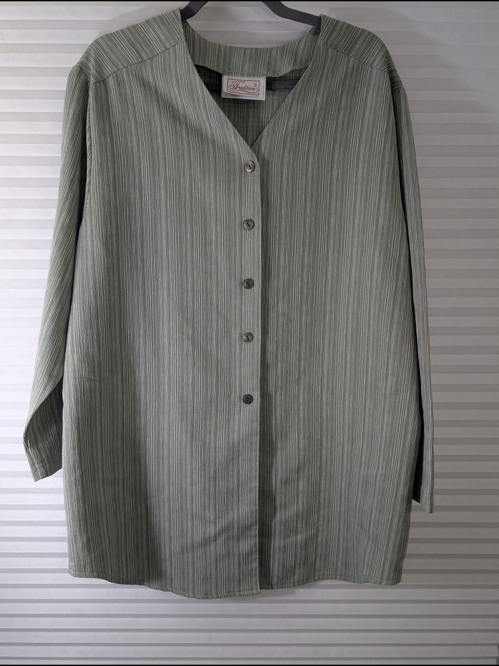  Tradition Vintage Coastal Grandmother Green Skirt Set Size 12/14 - Picture 8 of 10